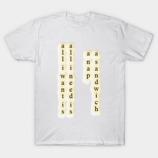 Sandwich & Nap T-Shirt